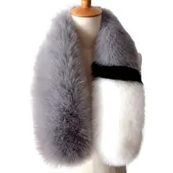 2019 New Arrival Stock Women Faux Fox Fur Collar Scarf