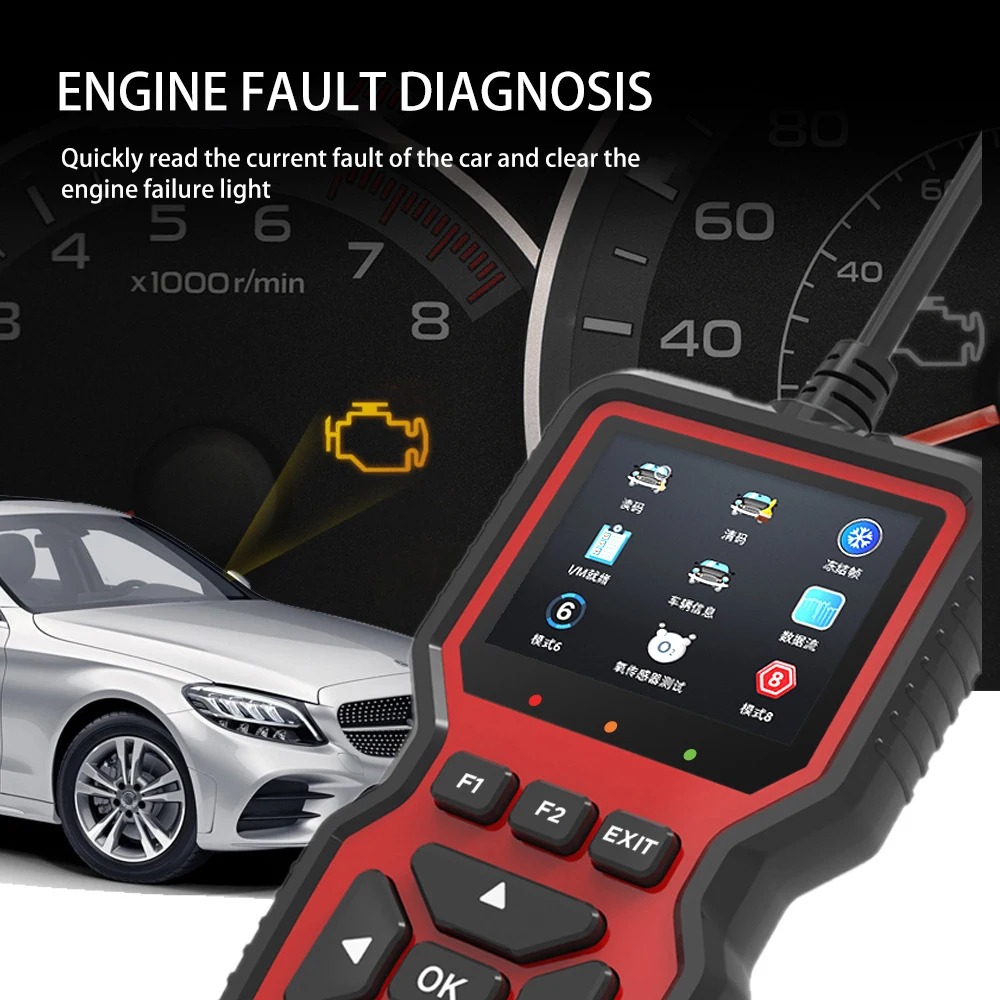 Automotive fault diagnosis Obd Car Scanner instrument obd2 elm327 Car Obd2 engine fault reading data Code Reader