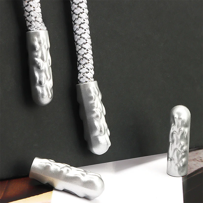 Best Seller Custom Logo  Round Polyester Draw Cords with metal aglets