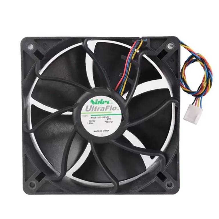 
12038 Antminer Cooling Fan Miner Fan 120x120x38mm 12V DC 6000RPM Ball Status Connector Pin Lead Plastic Wire Material Origin GUA 