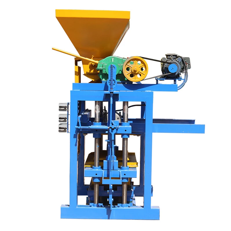 Qtj4-35 Semi Automatic Cement Block Making Machine Hollow Block Making Machine Construction Machines