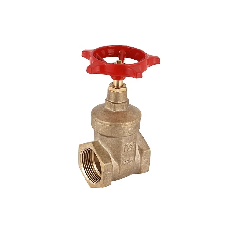 LIRLEE High Quality Brass Gate Valve 1/2 Inch 3/4 Inch 1 Inch  Copper Brass Water Gate Valve