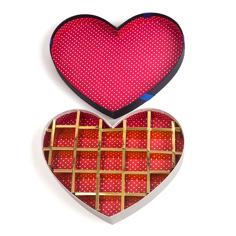 Wholesale Romantic Heart Shaped Paper Cosmetic Candle Decorative Gift Paper Box Wedding Favor Boxes