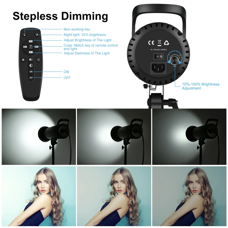 Manufacturer OEM PULUZ 150W Photo Studio Strobe Flash Light Kit with Softbox Reflector Tripod Photography Flash Light Kit