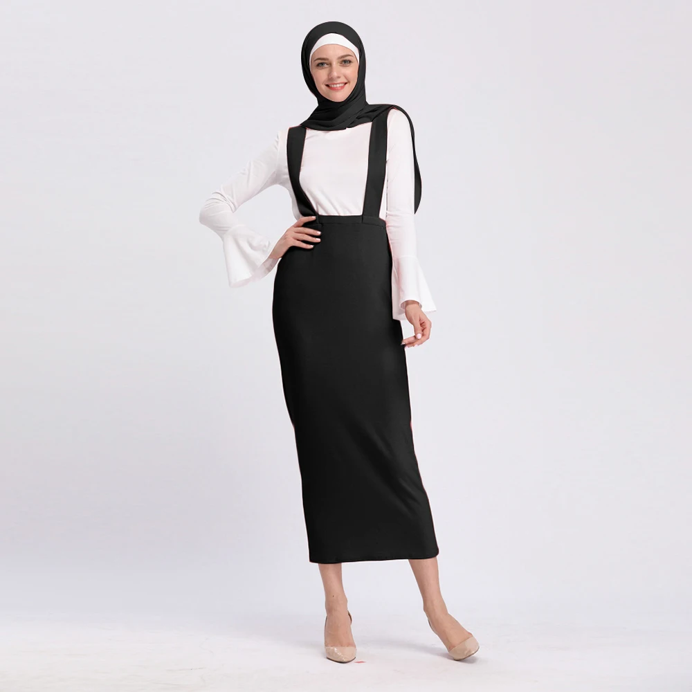 
Hot selling fashion Muslim skirt high quality OEM custom cotton muslim abaya or skirt 