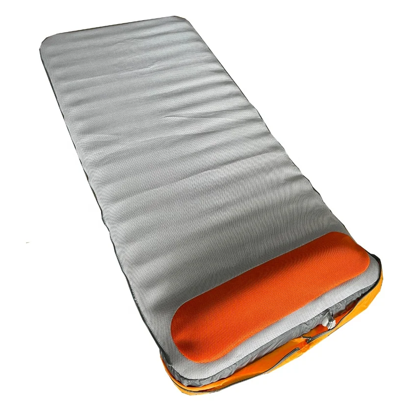 Надувной матрас спальный для кемпинга надувной со съемным пальто переносной на молнии