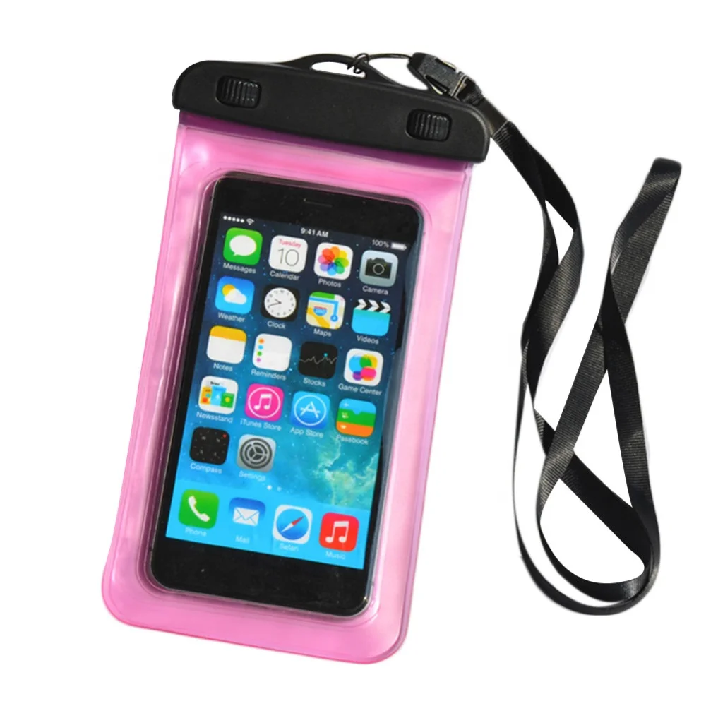 Factory wholesale products touch screen underwater take picture waterproof mobile phone bag, PVC waterproof case