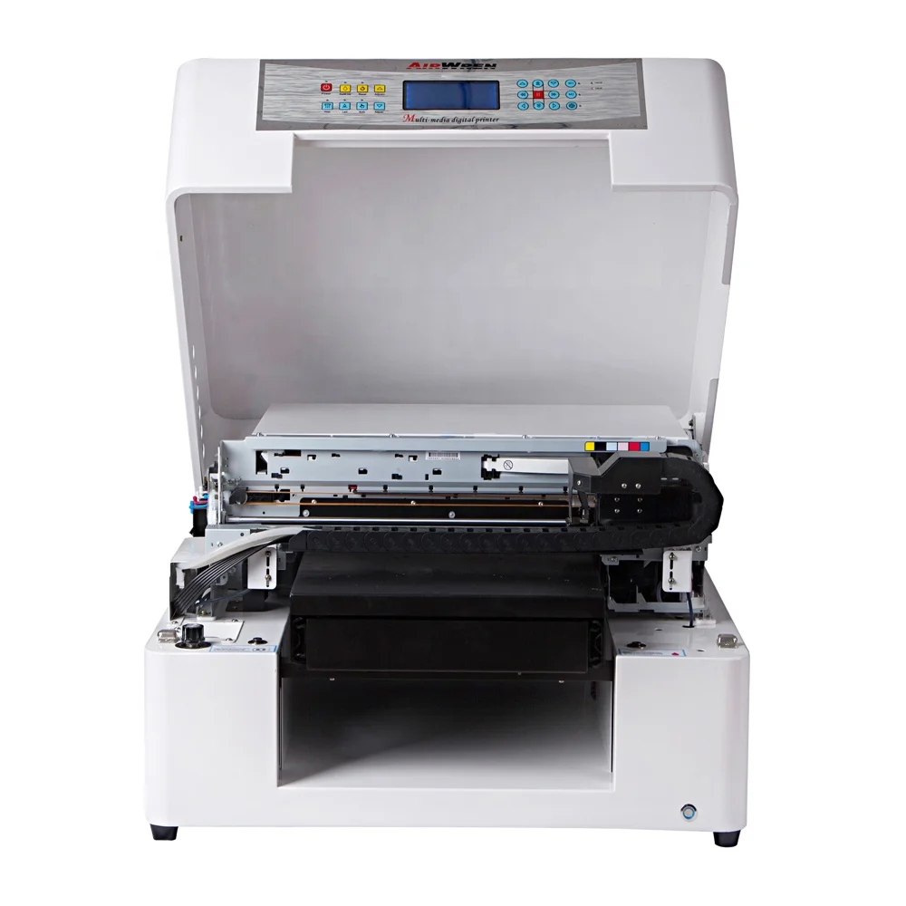 Digital Flatbed Pen UV Inkjet Printer Price A3 Size Small Format Varnish Printing Machine
