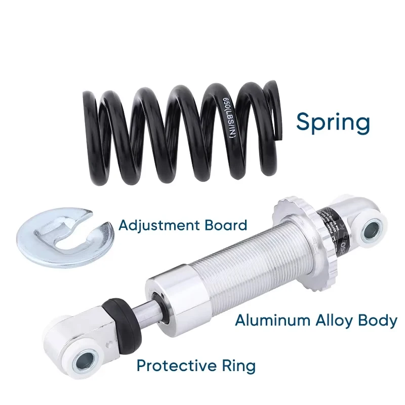 Bicycle Rear Shock Absorber 150mm/155mm/160mm 650 Pounds Spring Rear Shock Absorber For electric scooter