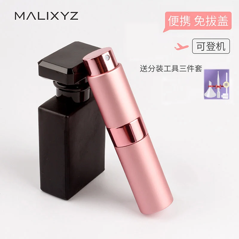 MALIXYZ  Round 15 ml Twist Up Metal Spray Bottle 15 ccl Aluminium Portable Refillable Perfume Atomize  Atomizer Spray Bottle