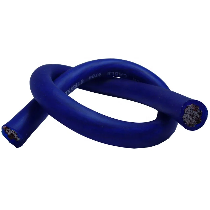 OEM Pure Copper Electric Wires Cables 1/0 AWG Car Audio Battery Ground Power Cables With Pre-crimped Terminals