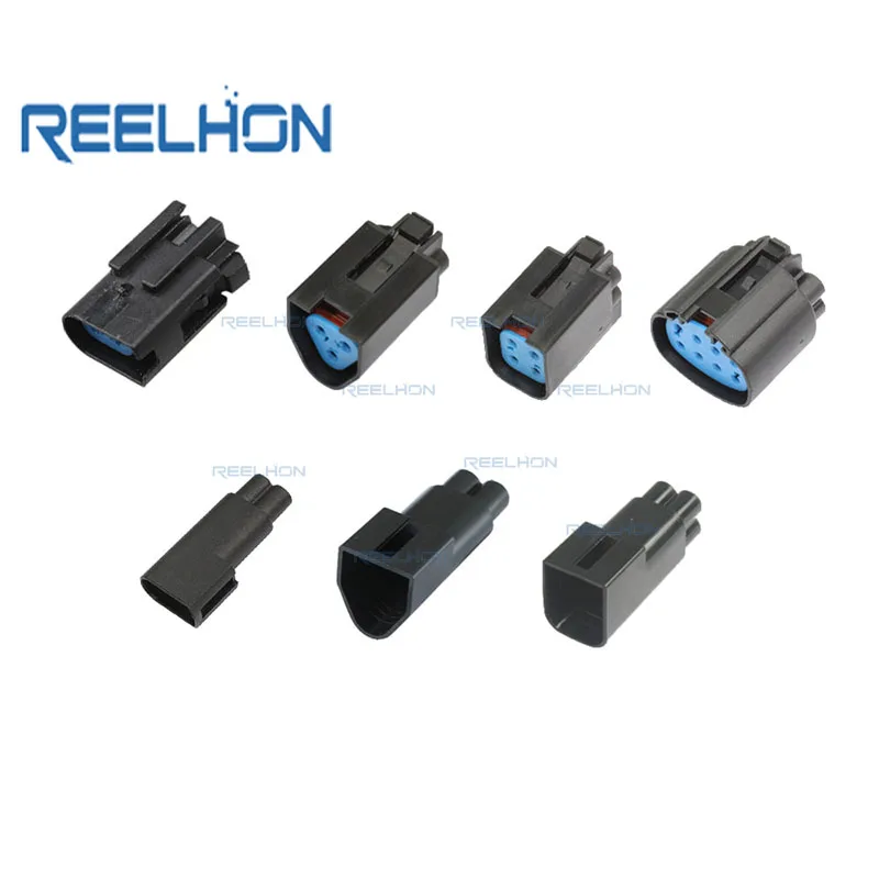 2 3 4 8 12 Pin Socket Waterproof Plug Wire Harness Electric Cable Terminal TE AMP Accessories 2-1437712-5 Auto Connector