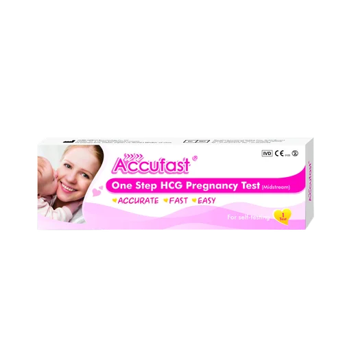 
Early Accufast Pregnancy HCG Test Kits Rapid High Sensitivity Test Midstream 