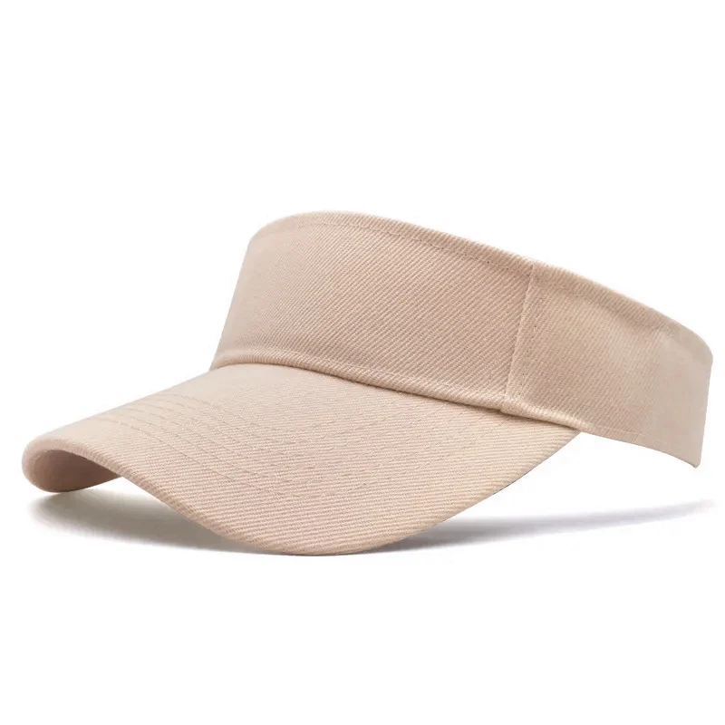 2024 Adults Outdoor Men Women Sport Cotton Customized  Logo Sun Visor Hat