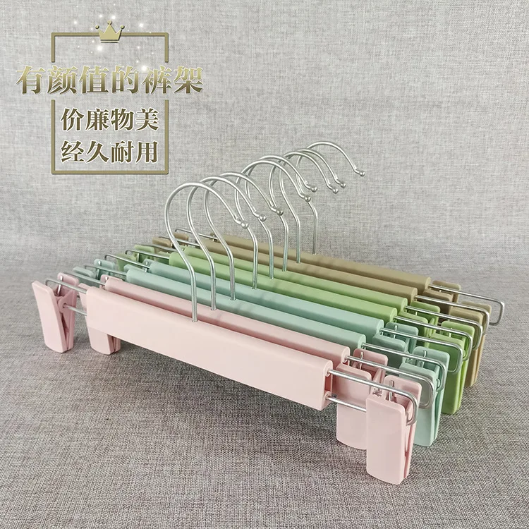 Trouser Hangers Plastic Clip Hanger for Pants