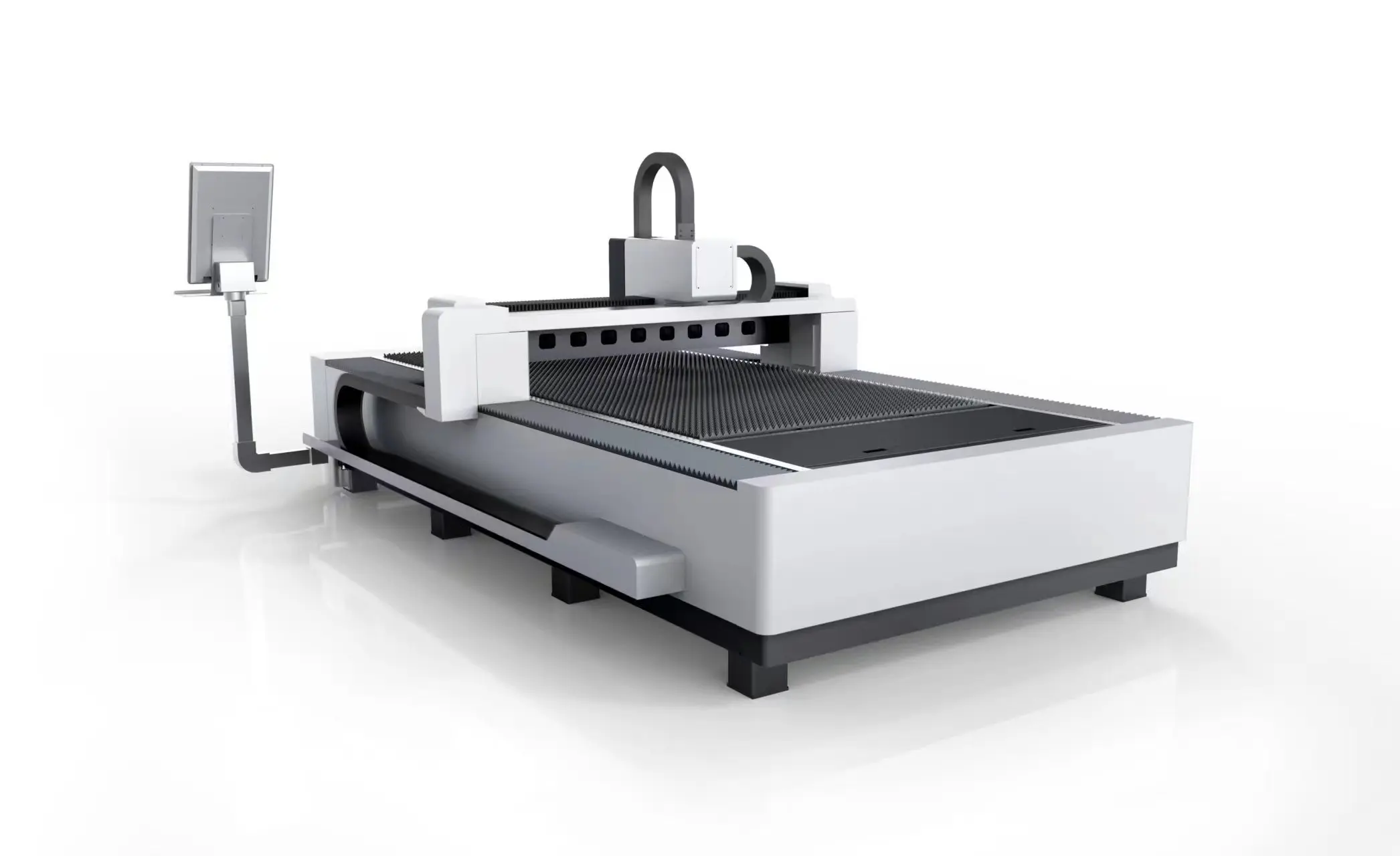 2000w 3000w 6000w fully enclosed laser cutter equipment with double tables