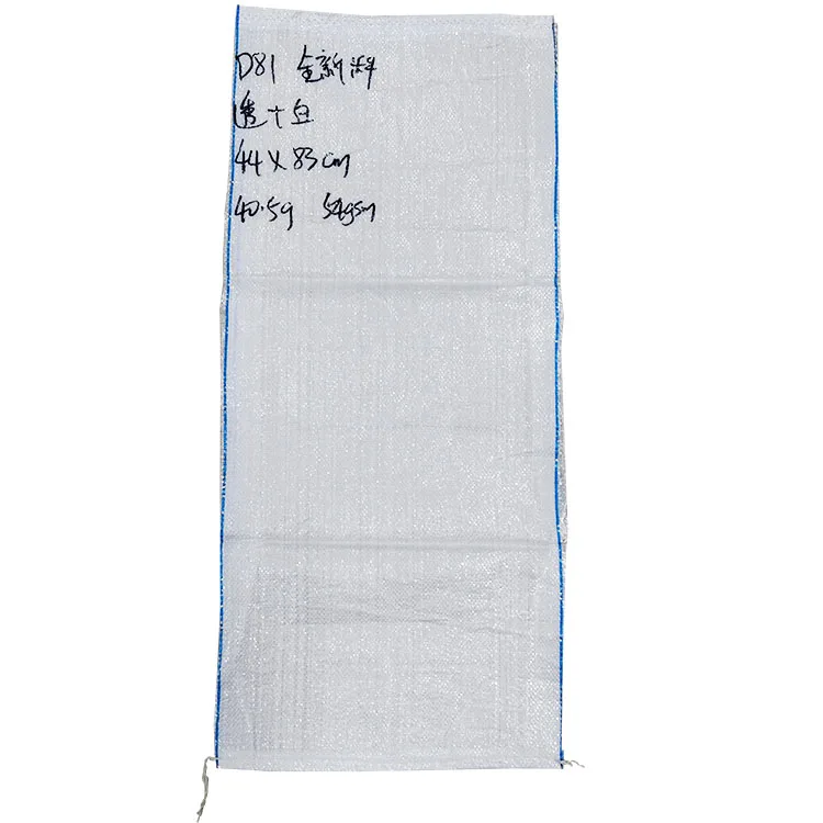 Hot Sale Factory Price Pp Woven Bag Transparent 50 Kg Sack Plastic Polyethylene Bag Pp Woven Bag