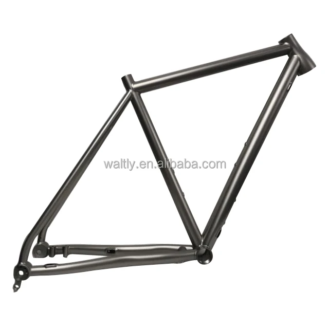 Functional titanium road bicycle frame parts