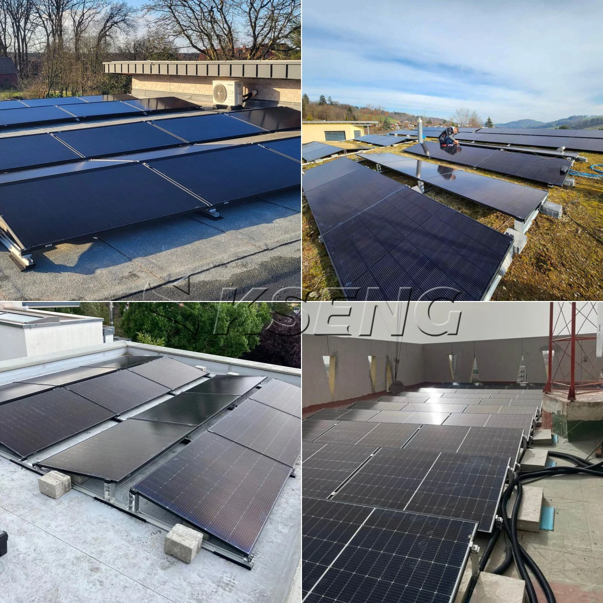 Система солнечной энергии полный комплект гибридная система pv 5 кВт 10 15 20 легко установить для домашнего использования