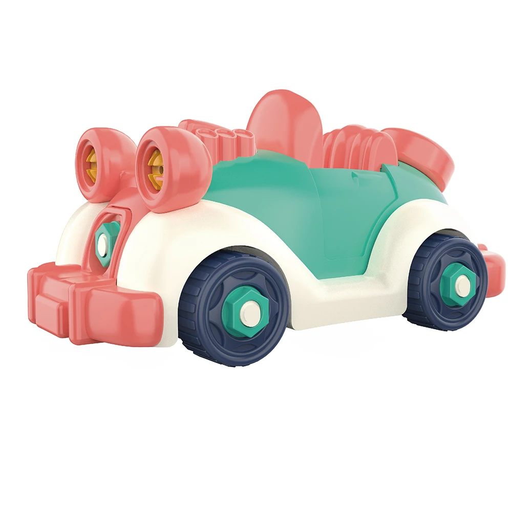 Funny Take Apart Engineering Vehicle Toy Car Build Kit STEM Toy With Working Drill for Boys & Girls