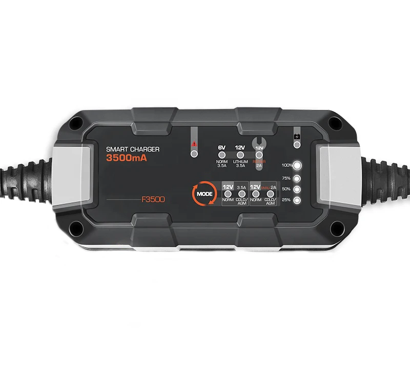 Universal waterproof short circuit protection 12V lithium car battery battery charger