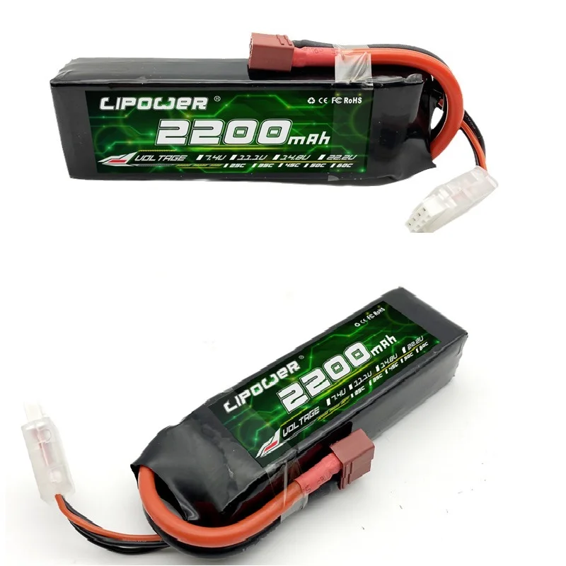 FPV UAV RC Lipo Battery 2200mah 22.2V 35C/60C Drone Battery Truck Airplane Helicopter Boat  RC Toys Car Airplane