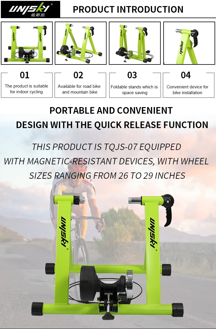 Indoor Bike Trainer Magnetic Bicycle Exercise Stand Cycling Trainer Stand