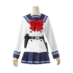 Anime Tokyo Ghoul: Re Yonebayashi Saiko Cosplay Costume Women Halloween Tokyo Ghoul Full Set Outfit White Uniform Cloak