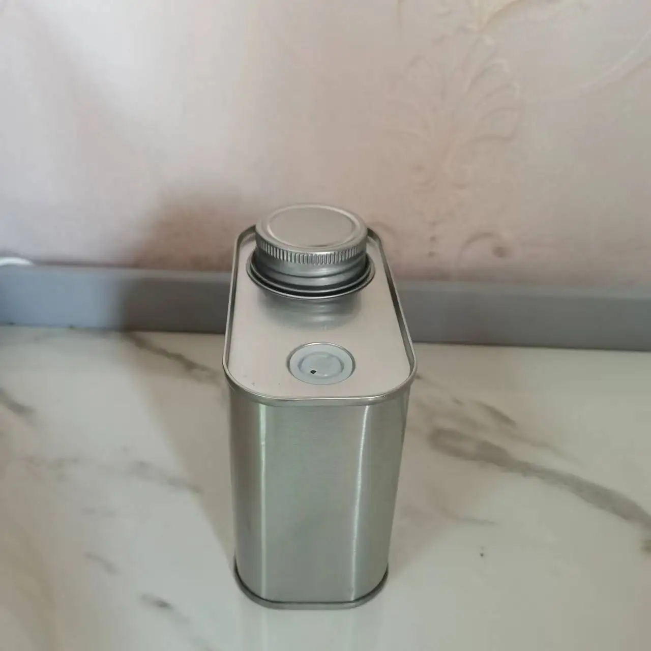 Coffee Bean Powder Tin Can Packaging Wholesale 150g Square Tinplate Metal Air Valve Sealed Can