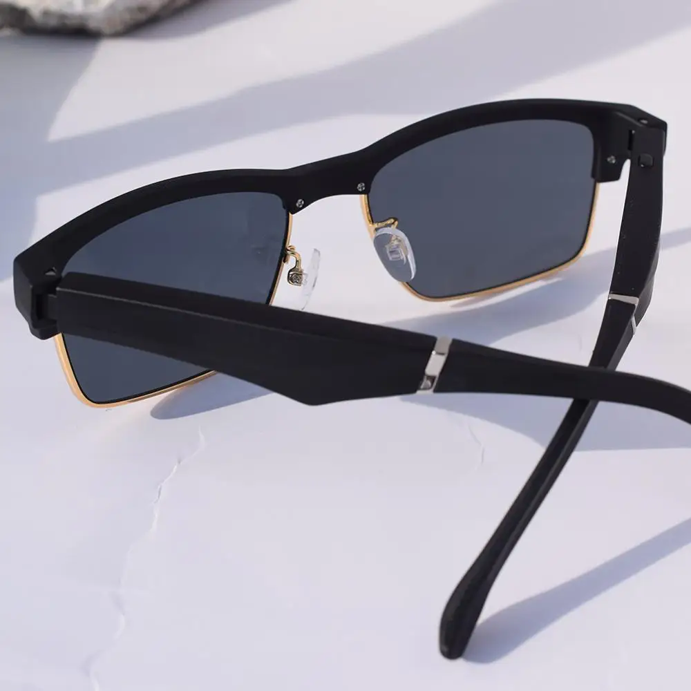 K2 Bluet  5.0 Sunglasses Outdoor Smart sun Glasses Wireless Sport Headset With Microphone Anti-Blue Sunglasses