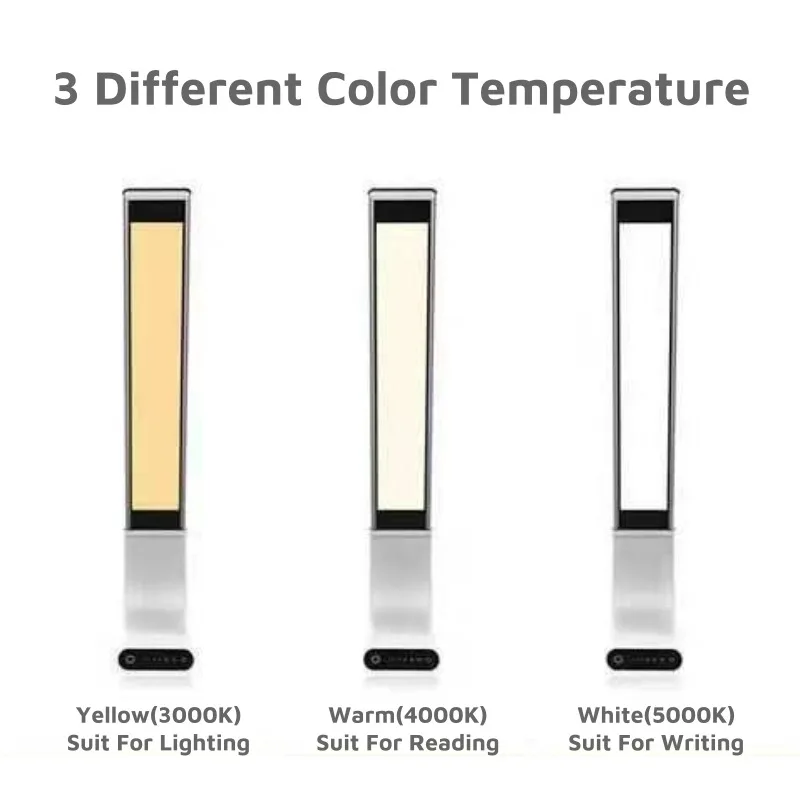 Amazon hot selling touch control table lamp reading rechargeable foldable Factory in stock