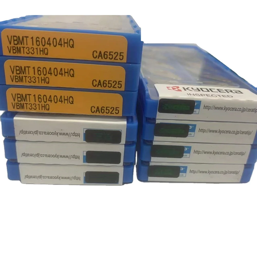 Japan Made Turning Tool VBMT160404-HQ CA6525  Kyo-cera ceramic insert CNC cutting tools carbide tools with good price