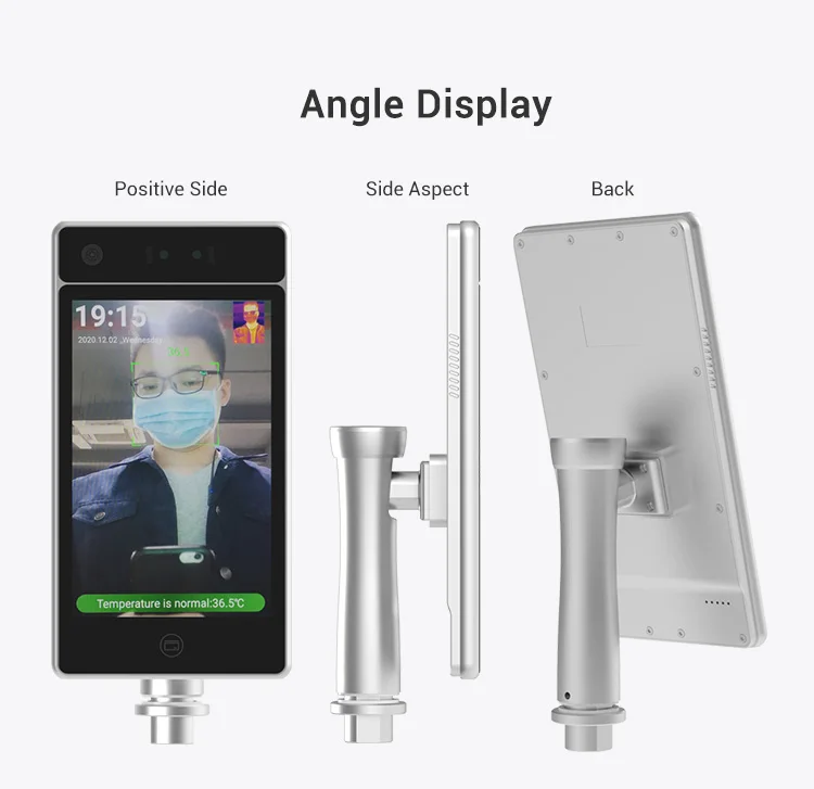 New Launch Binocular Camera Android Time Attendance Face Recognition Support Controlled By Smart Phone And Computer
