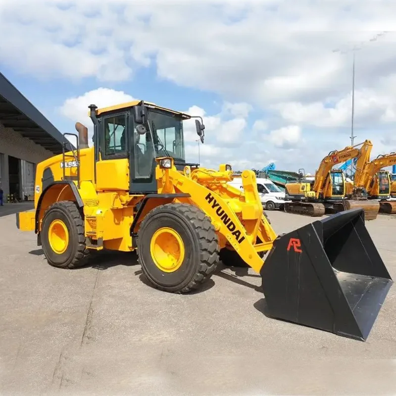 Korea Official Manufacturer 2 Tons 4x4 7 Tons HL955 HL960 HL970 Loader Machine For Hyundai Sale