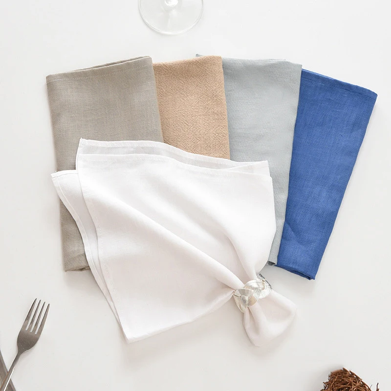 100% Cotton linen Washable Luxury Hotel Restaurant Cotton linen Napkin