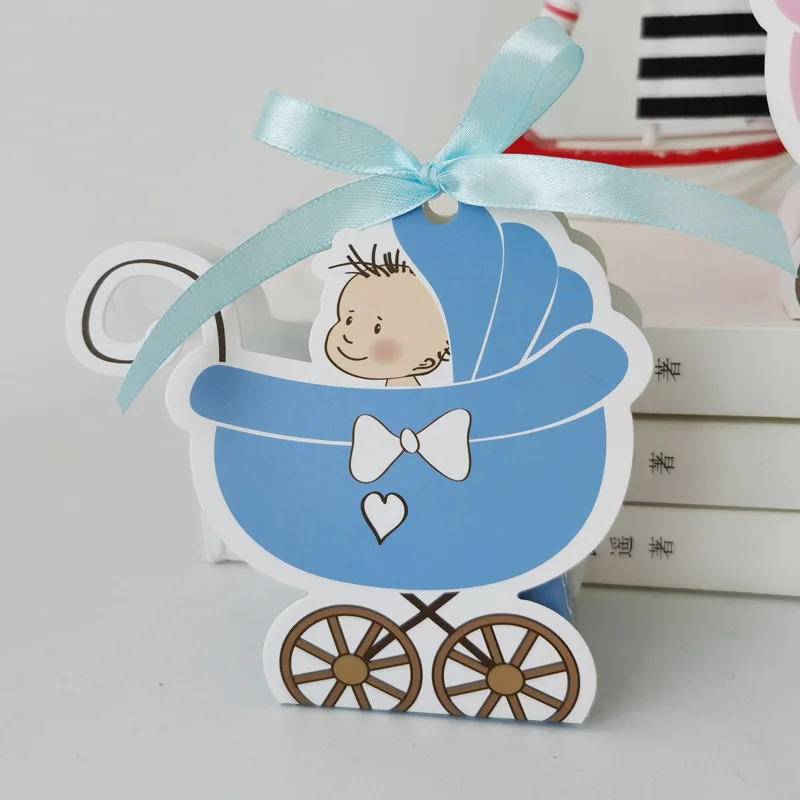 Baby Carriage Baby Sweet Box Birthday Chocolate Packaging Candy Favor Box