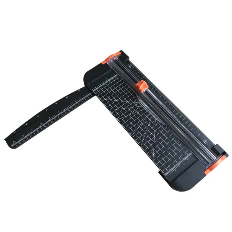 LISI A4 Paper Craft Cutter Black Office Paper Trimmer For Cut Gift Card, Coupon, Label, Cardstock, Photo