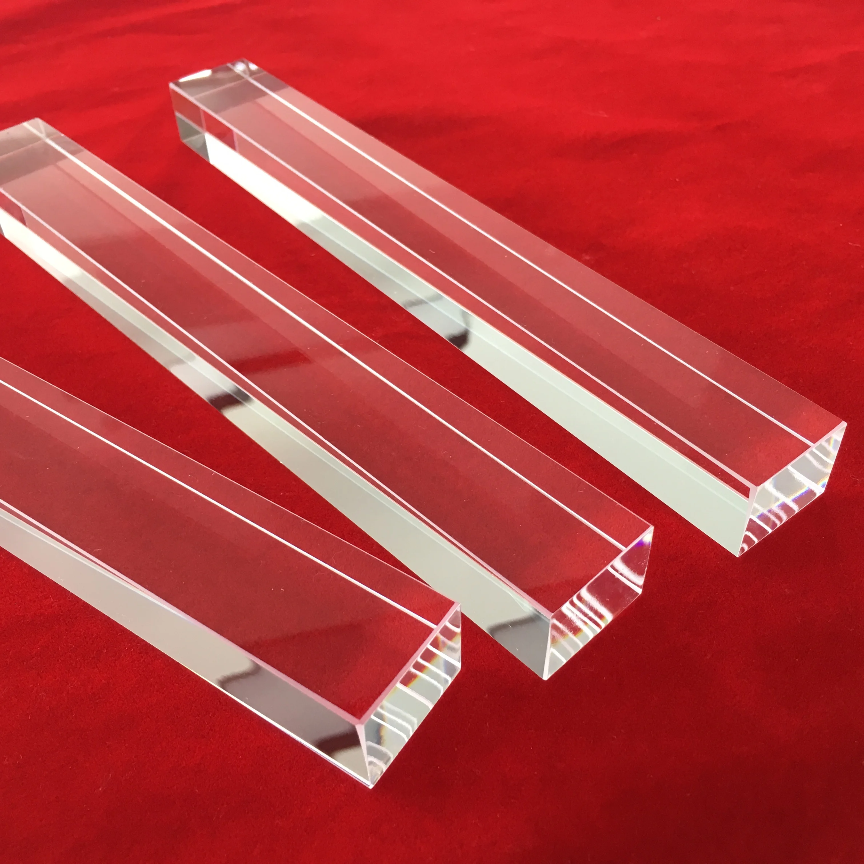 Heat resistance purity  customize  square  clear quartz glass rod