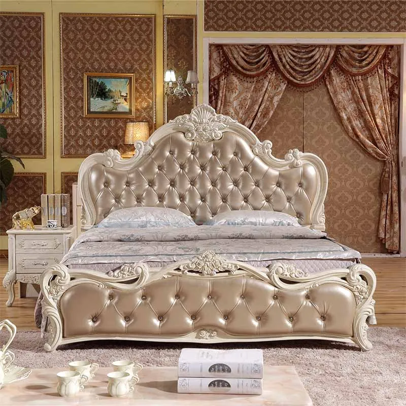 European Style King Size Beds Royal French Italian Elegant Luxury Bedroom Furniture MDF Wood Bedroom Sets.jpg