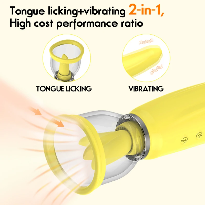 2024 New Design Banana 3 in 1 Sucking Tongue Licking & Vibration G-spot Vibrator Adult Sex Toys Good Gift for Women
