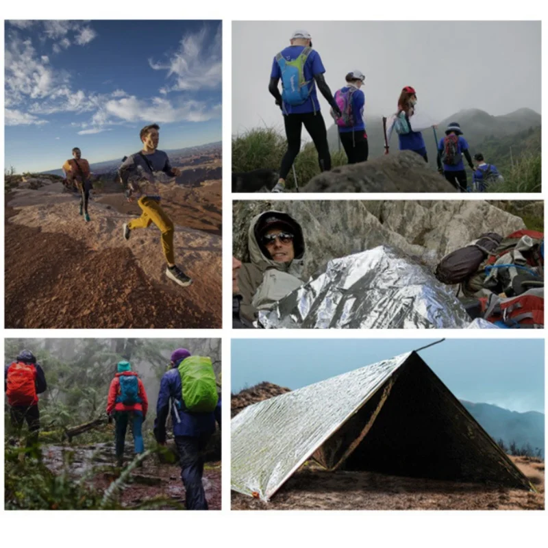 Wholesale Cheap Outdoor Survival Emergency Tent Warming Blanket for Hiking
