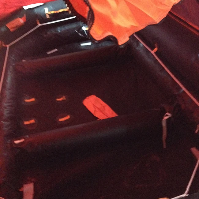 SOLAS LSA Standard Open Reversible Inflatable Life Raft for 50 Person 65 Persons