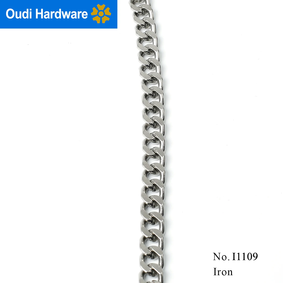 Nickel Metal Chain For Bag Strap Handle Elegant Purse Handbag Chain For Should Bag