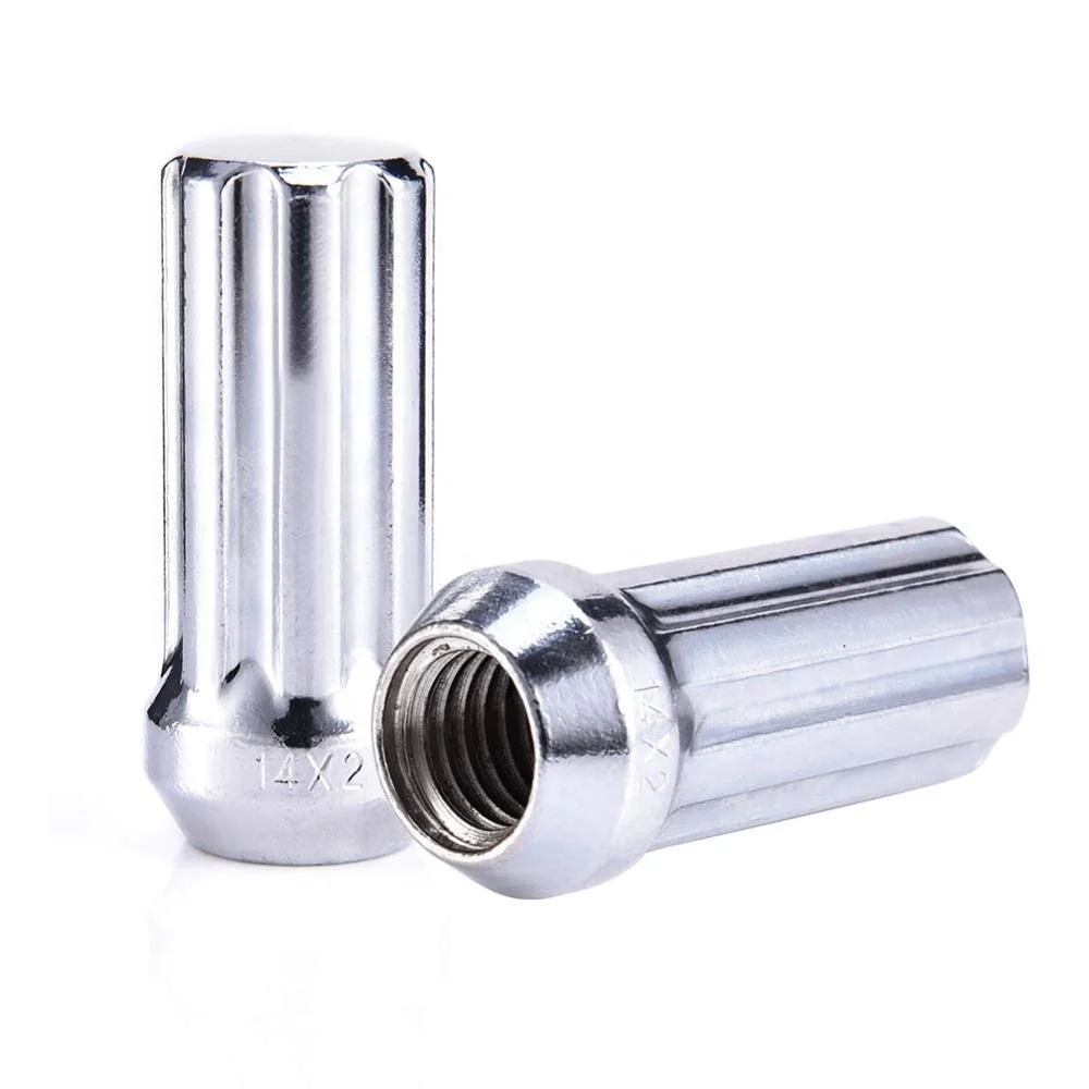 Гайки наконечники шлифовальных колес 14x2 мм с 2 шестигранными ключами 13/16 дюйма 7/8 дюйма хромированные