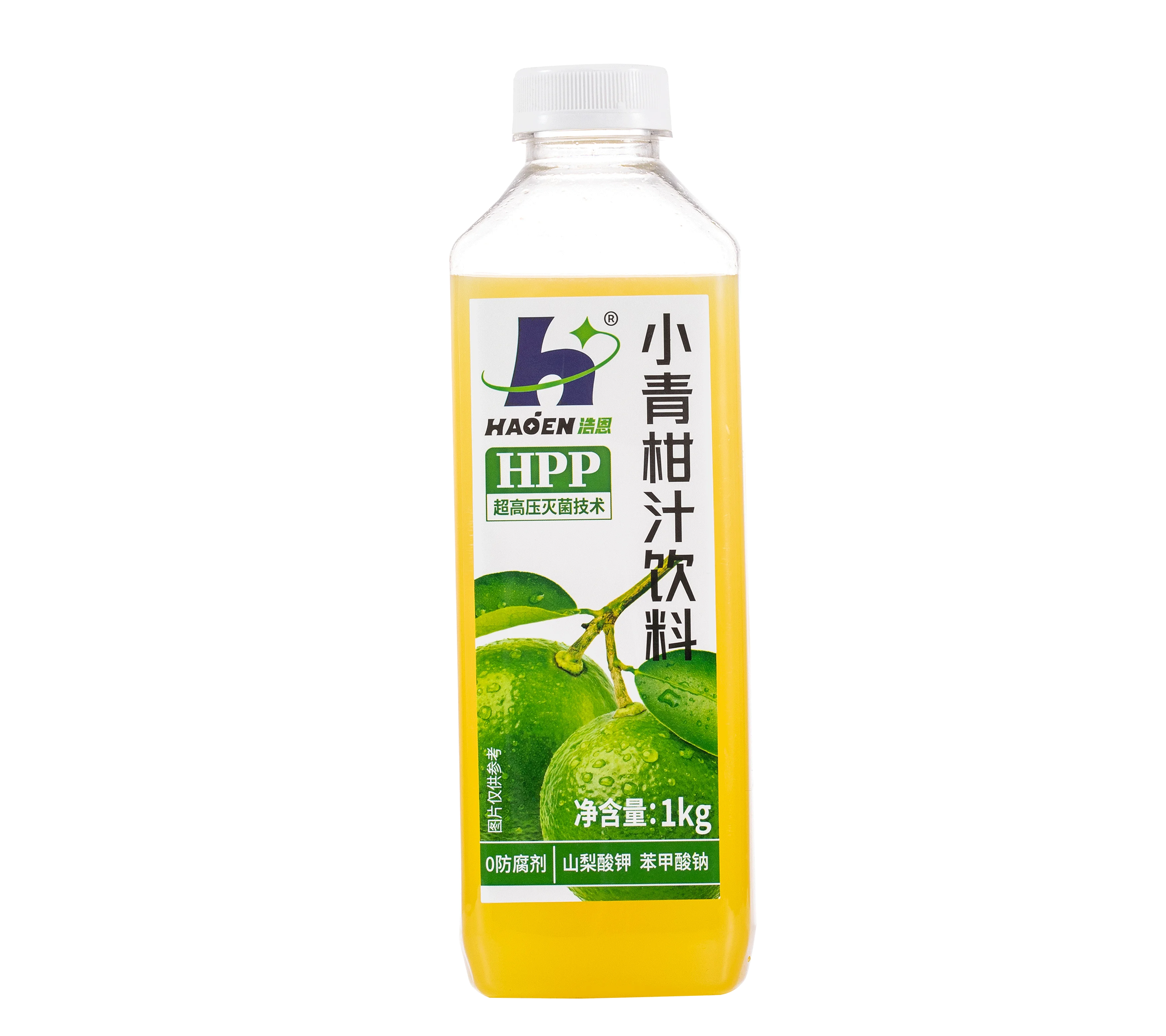 HEFS Hot Selling HPP Frozen Mandarin Juice Concentrate Drink 1KG Orange Juice 2 times Juice Concentrate