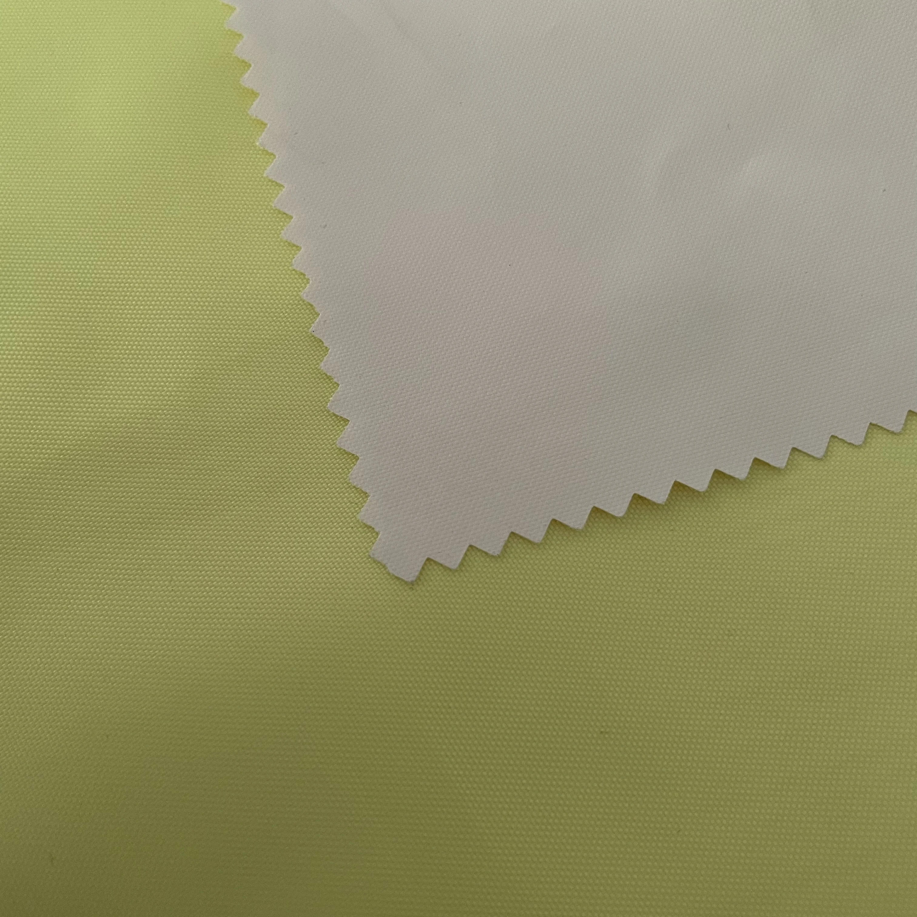 100% Polyester Fluorescent Yellow Color Oxford Flame Retardant Coated Fabric for Reflective vest