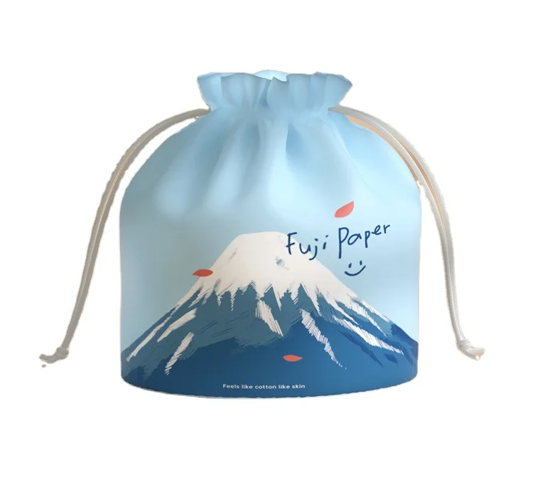 Экологичное одноразовое мягкое очищающее Хлопковое полотенце для лица с логотипом RTS, нетканое полотенце для салона красоты