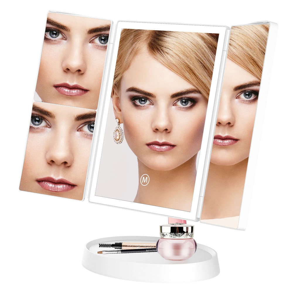 MS-01RC рекламная продукция спальня 21 Led косметическое зеркало с подсветкой макияж