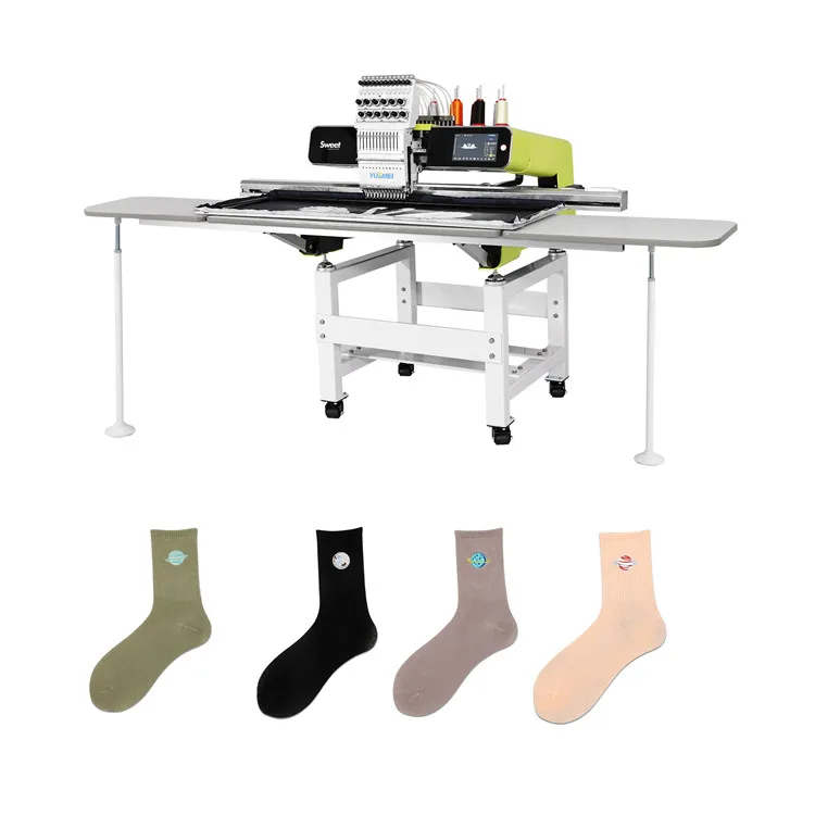 High Speed Single Head Small Computer Embroidery Machine Suppliers Prices For Sale Computerized T-shirt