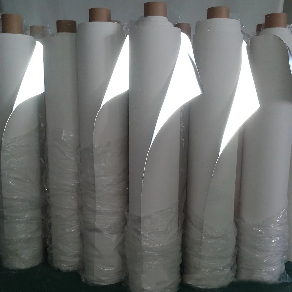 Shoes Grey Sun Silver Fabric Material for Sports Reflective Pu Leather Brands Quality Abrasion Resistant 0.6mm Thickness Woven